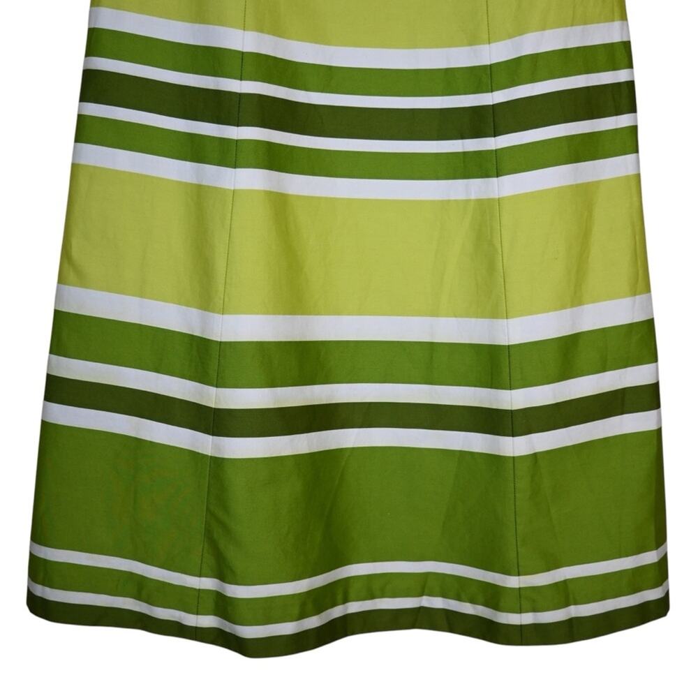 Ann Taylor Womens 8 Striped Spaghetti Strap Lined Dress - Picture 6 of 9